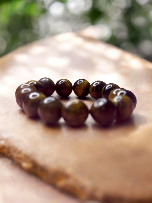 Tigers Eye Bracelet- 10 MM- Protection