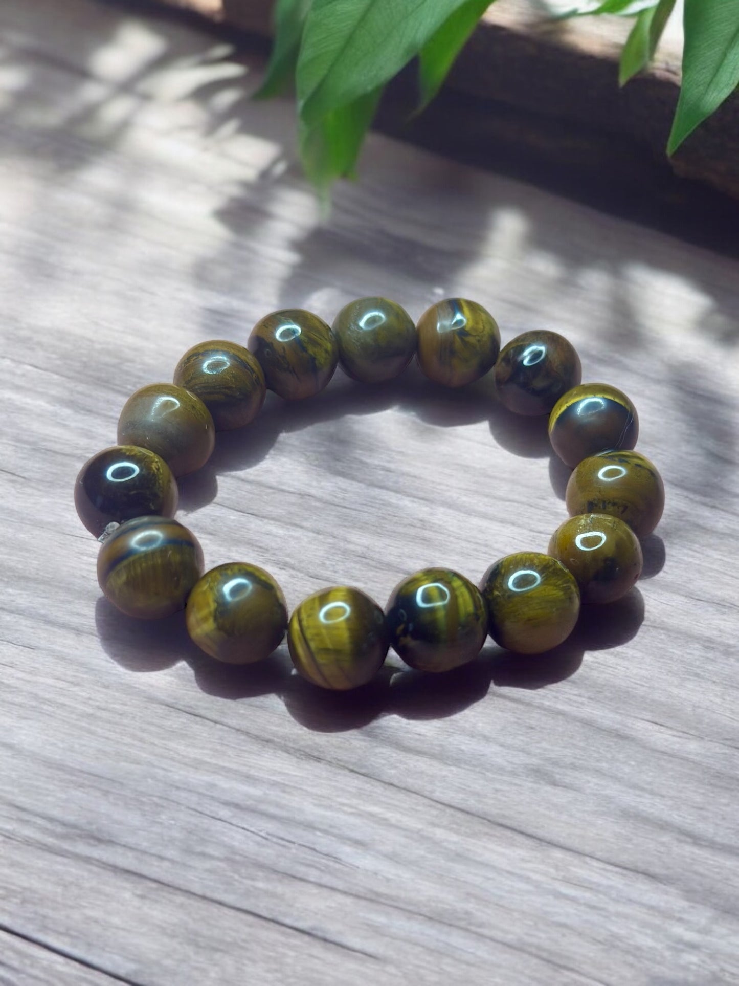 Tigers Eye Bracelet- 10 MM- Protection